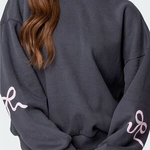 Edikted bonney bow detail hoodie new with tags never worn